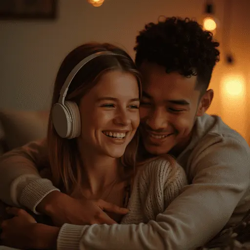 Personalized anniversary gift — husband plays custom song for his wife